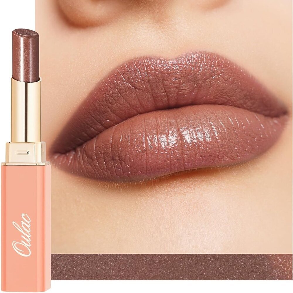 🆕 Moisture Shine Chocolate Brown Lipstick Tinted Lip Balm Dry Vegan Modern Love